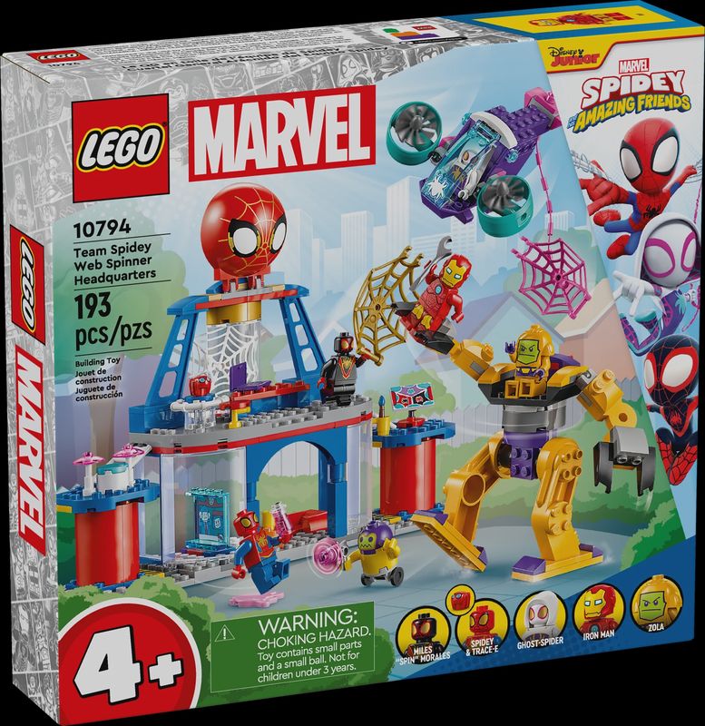 10794 Team Spidey Web Spinner Headquarters CS 10794 PK4