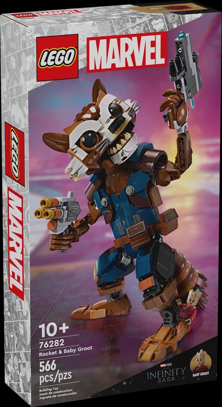 76282 Rocket &amp; Baby Groot CS PK 3