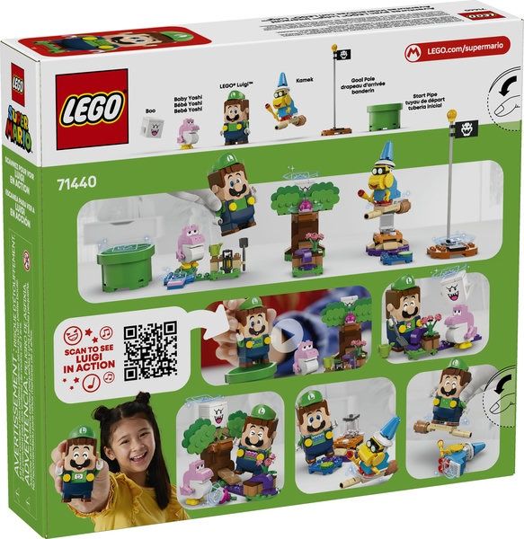 71440 Adventures with Interactive LEGO® Luigi™ CS PK 4