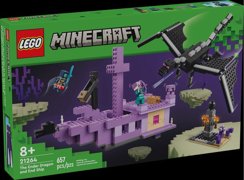 21264 The Ender Dragon and End Ship CS PK 3