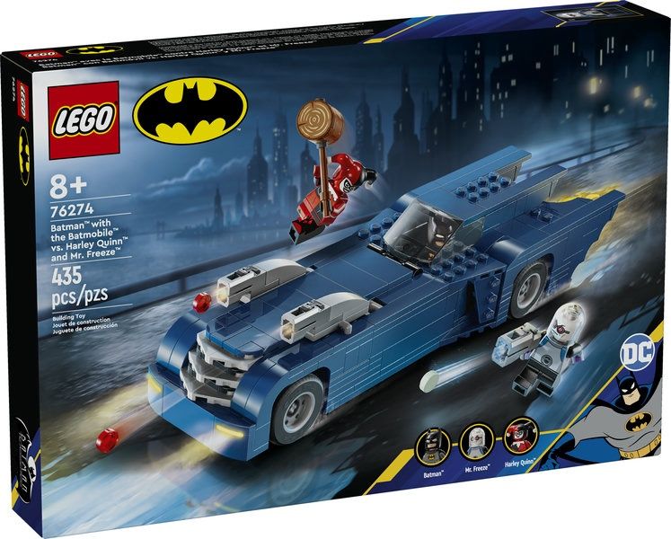76274 Batman™ with the Batmobile™ vs. Harley Quinn™ and Mr. Freeze™ CS PK 4