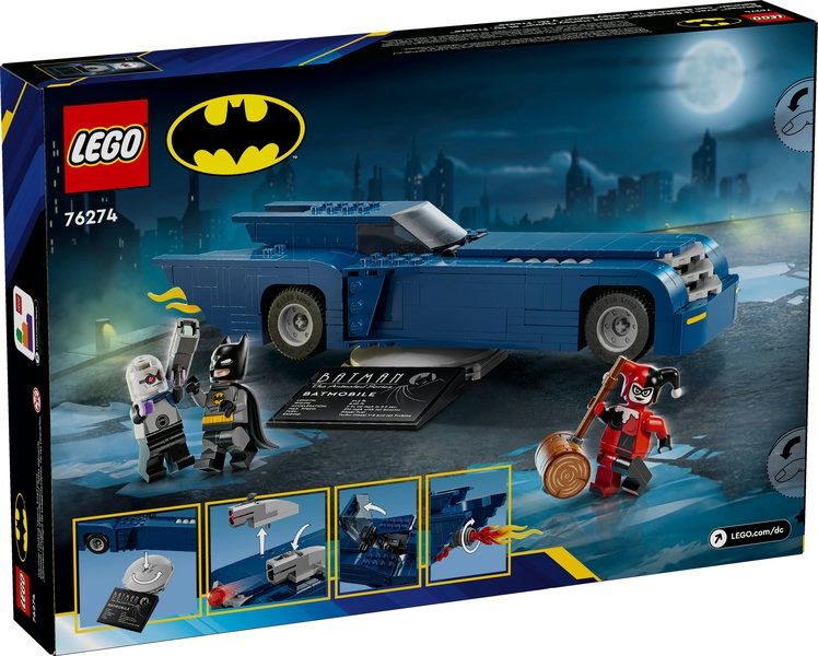 76274 Batman™ with the Batmobile™ vs. Harley Quinn™ and Mr. Freeze™ CS PK 4