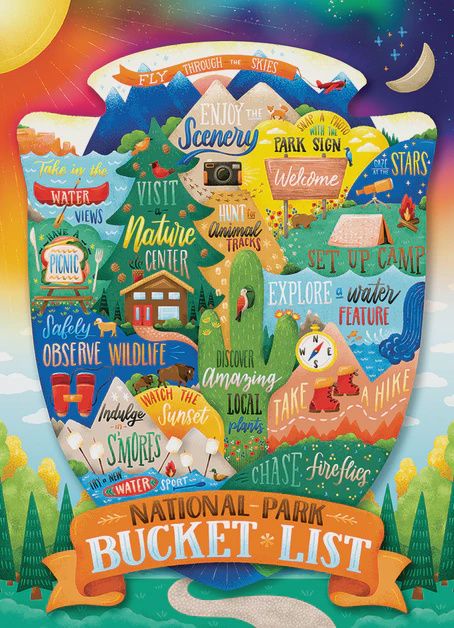 45105 National Park Bucket List