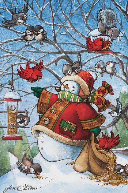 55115 Frosty Feeds His Friends