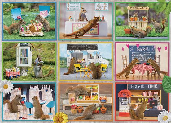 40297 Squirrels Around Town 1000 Piece