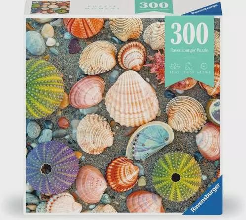12001326 Puzzle Moments: By the Seashore  300 Pc Puzzle