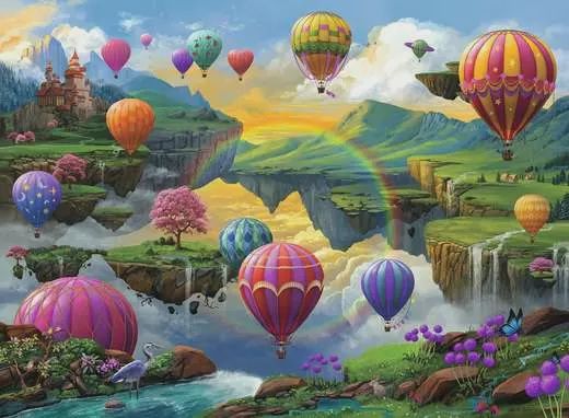 12001190 Air Balloon Valley 500 Pc Puzzle (USJ)