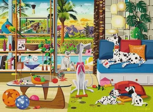 12001189 Pets of Palm Springs  500 Pc Puzzle (USJ)