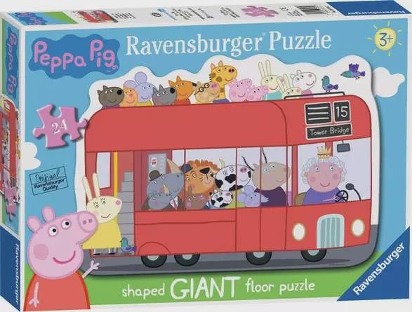05530 Peppa Pig London Bus 24 Pc Puzzle