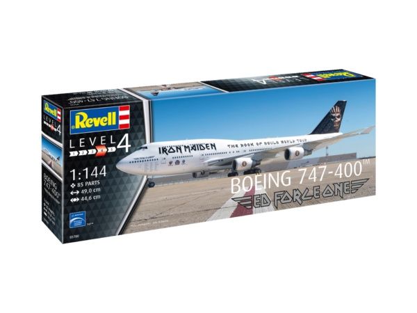 GREV03780 1:144 Boeing 747-400 Iron Maiden - Ed Force One