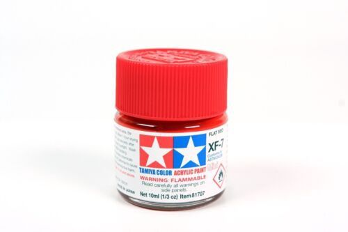 799-81707 XF-7 FLAT INSIGNIA RED ACRYLIC MINI