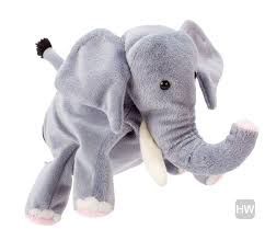 B40128 HANDPUPPET &quot;ELEPHANT&quot;