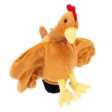 B40112 HANDPUPPET &quot;CHICKEN&quot;