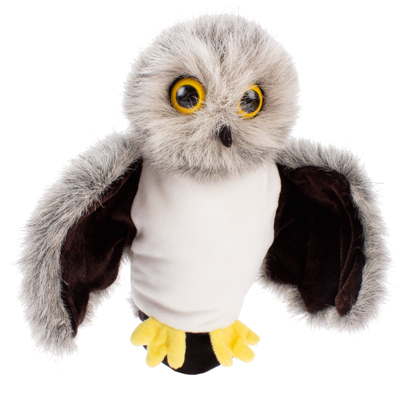 B40118 HANDPUPPET &quot;OWL&quot;
