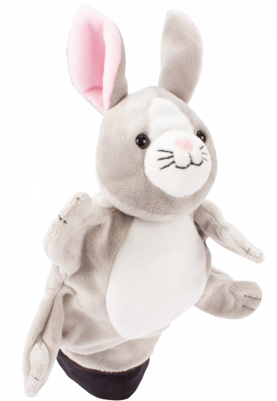 B40124 HANDPUPPET &quot;RABBIT&quot;