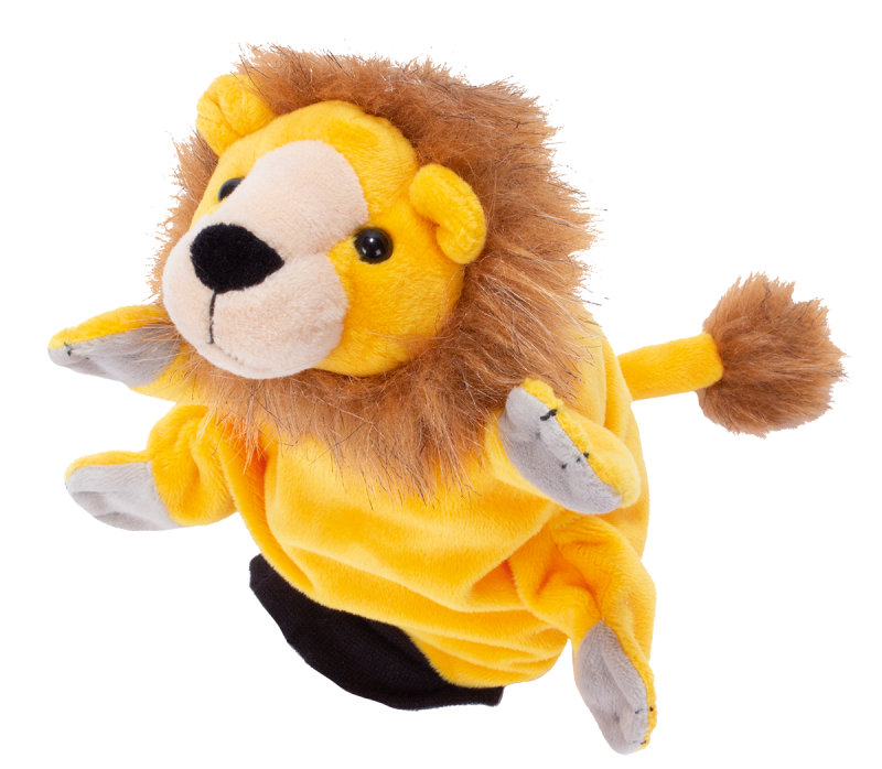 B40127 HANDPUPPET &quot;LION&quot;