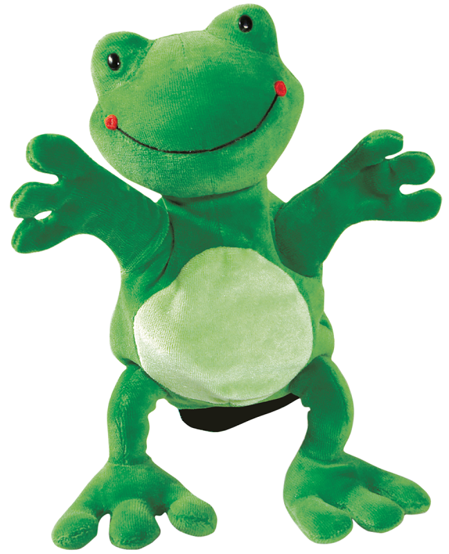 B40277 HANDPUPPET &quot;FROG&quot;