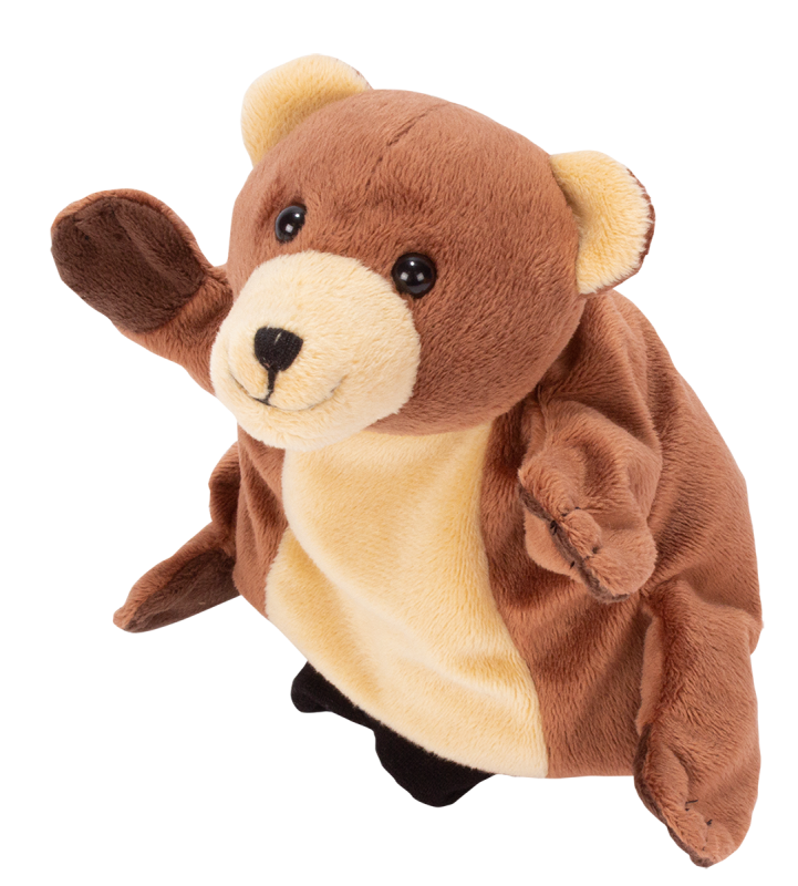 B40125 HANDPUPPET &quot;BEAR&quot;