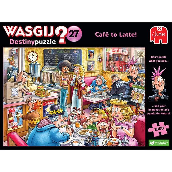 70-00332 1000 PCS, WASGIJ DESTINY 27, CAFÉ TO LATTE!