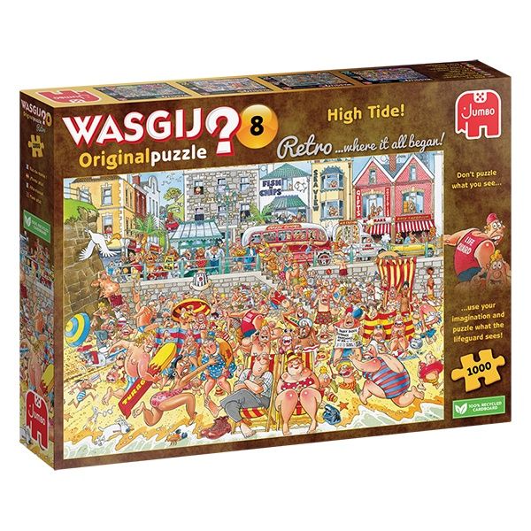 70-00328 1000 PCS, WASGIJ ORIGINAL RETRO 8, HIGH TIDE!
