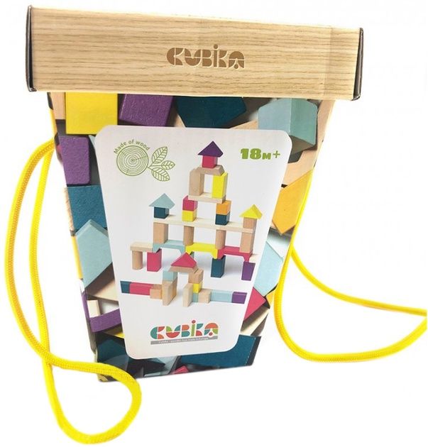 4-15191 Wooden CONSTRUCTION KIT - CUBIKA 2