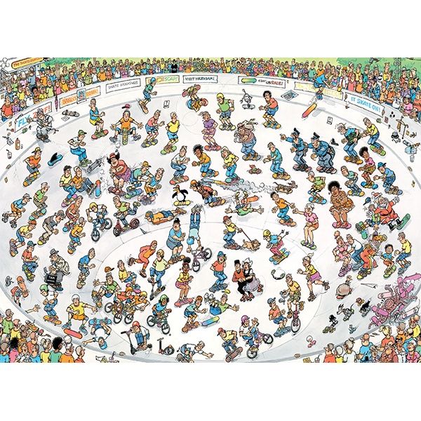 70-00324 2000 PCS, RIDING THE SKATE BOWL, JVH