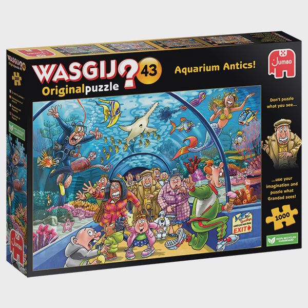 70-00020 1000 PCS, Wasgij Ori. 43. Aquarium Antics!