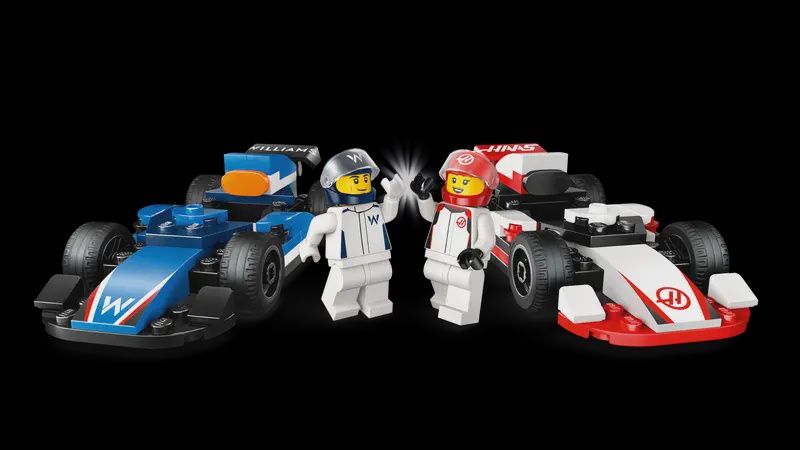 60464 F1® Williams Racing &amp; Haas F1® Race Cars CS PK 4