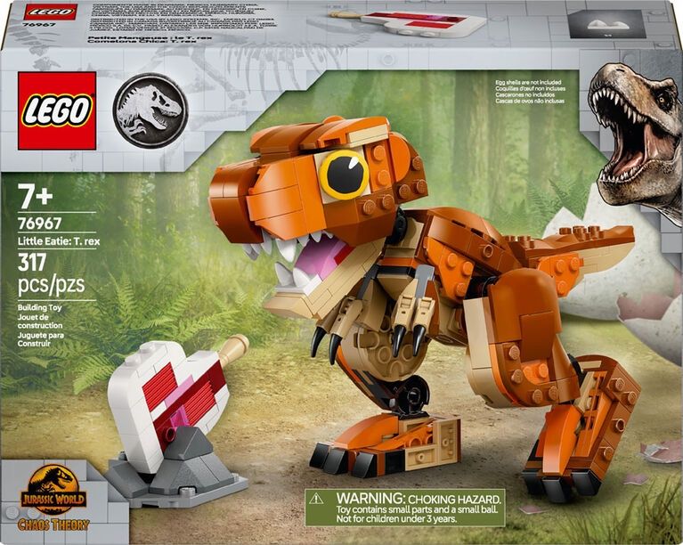 76967 LEGO Jurassic World Little Eatie T Rex Dinosaur Building ToyCS PK 3