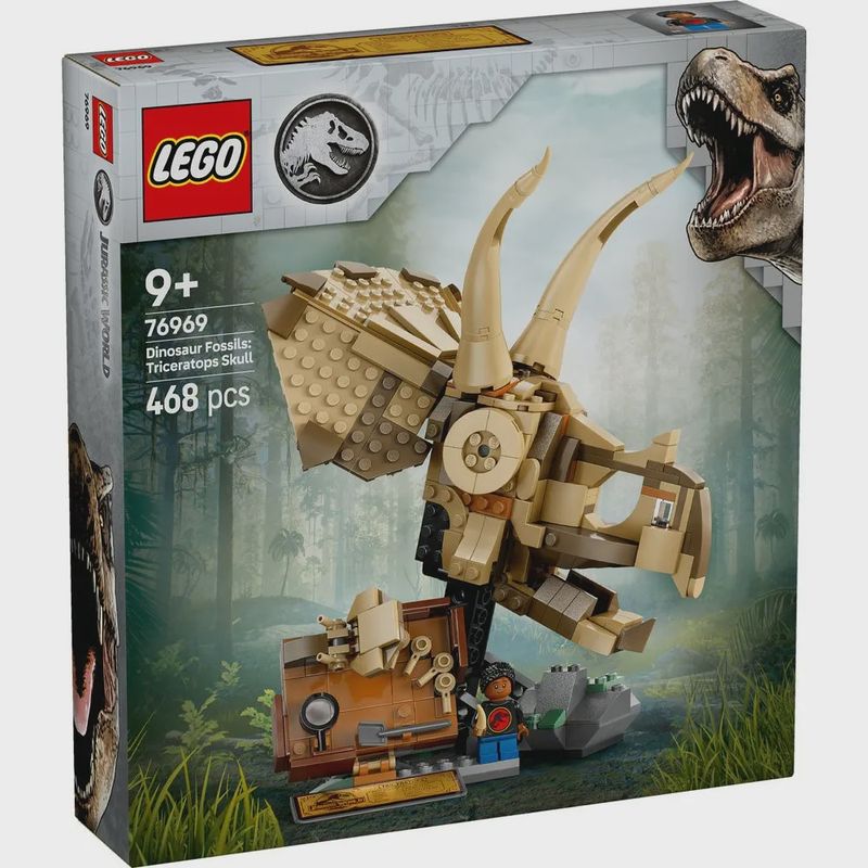 76969 Dinosaur Fossils: Triceratops Skull CS PK 4