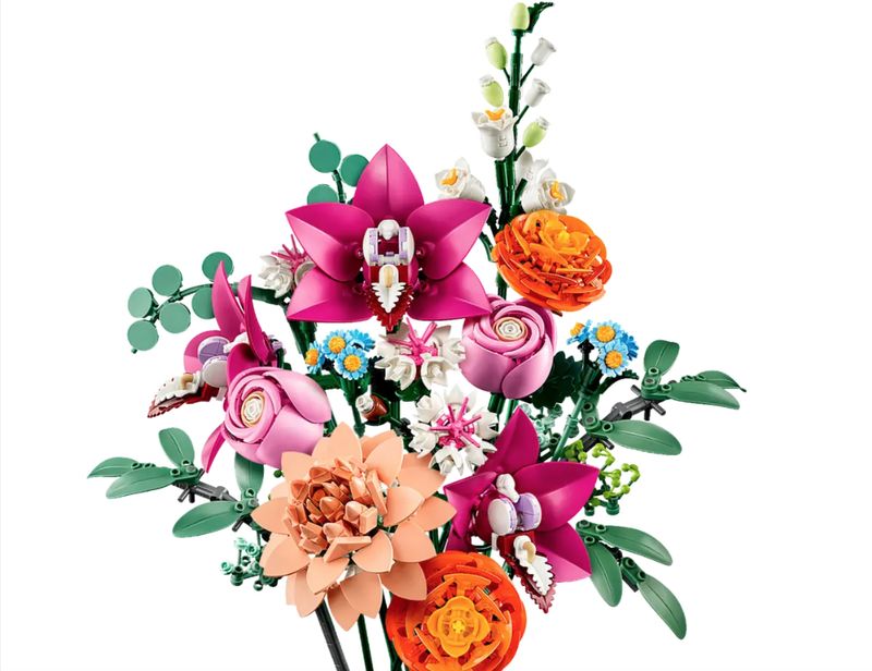 10342 Pretty Pink Flower Bouquet CS PK 3