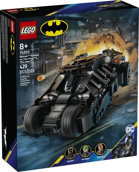 76303 Batman™ Tumbler vs. Two Face™ &amp; The Joker™ CS PK 3