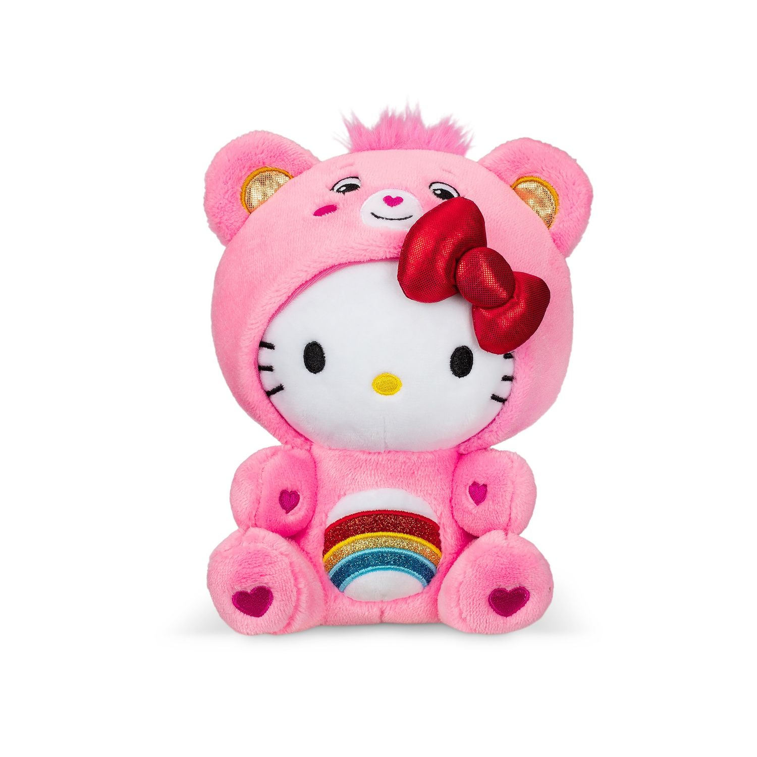 22700 CARE BEARS - HELLO KITTY FUN SIZED 8&quot; PLUSH ASTMT Pink
