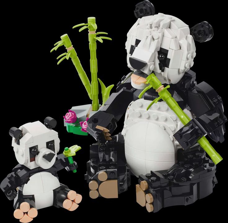 31165 Wild Animals: Panda Family CS PK 3