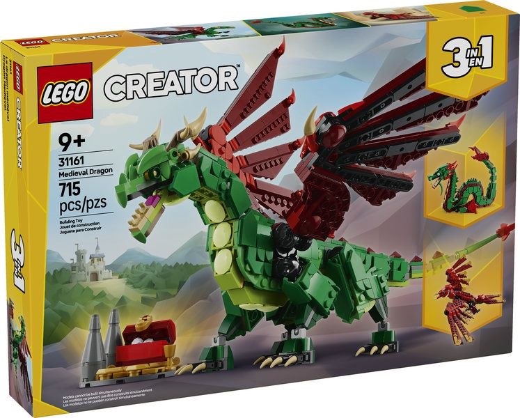 31161 Medieval Dragon CS PK 4