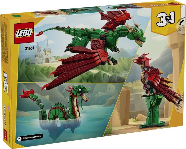 31161 Medieval Dragon CS PK 4