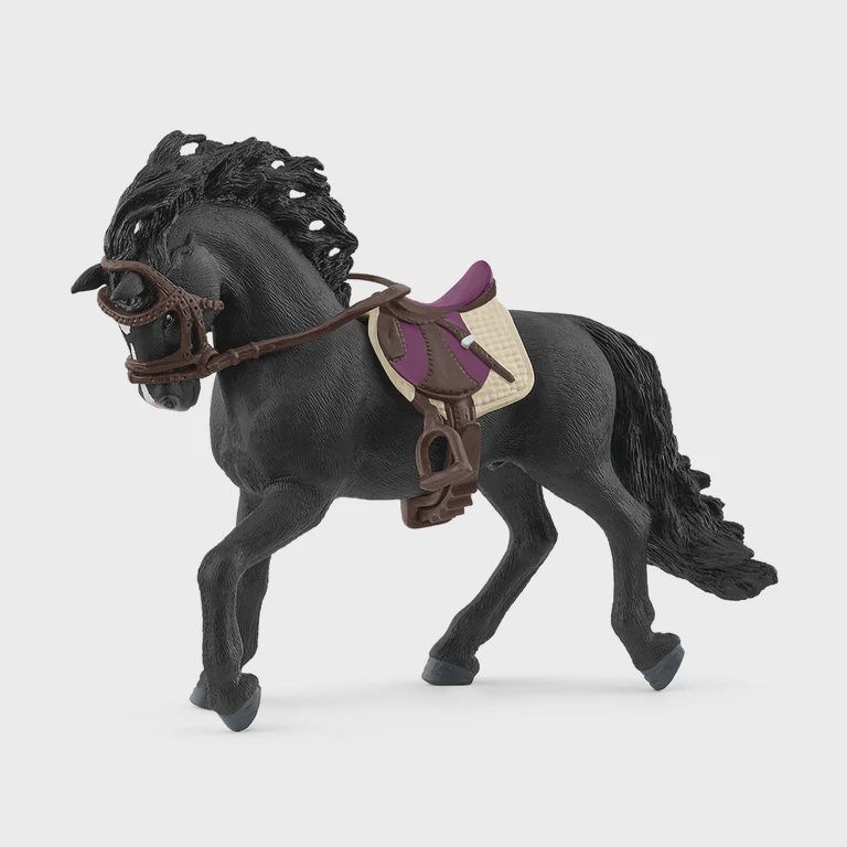 42707 Pura Raza Espanola Stallion with Saddle and Bridle