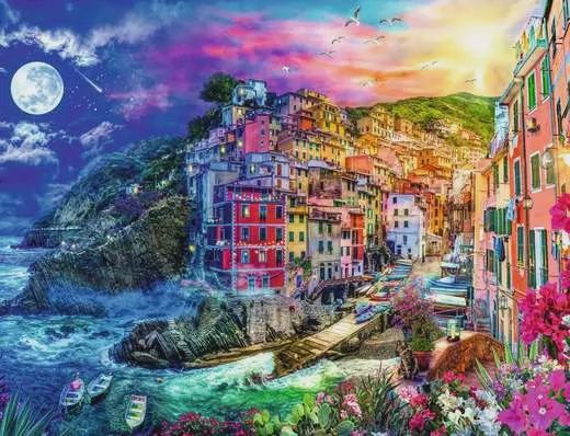 12000803 Colorful Cinque Terre 2000 Pc Puzzle