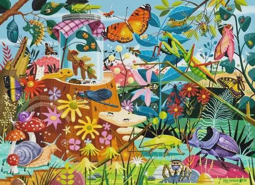 12004096 Backyard Bug World 60 Pc Puzzle