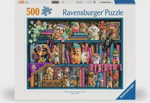 12001466 Precious Porcelain Pups 500 Pc Puzzle