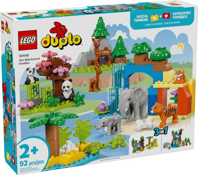 10446 3in1 Wild Animal Families CS PK 2