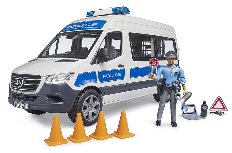 02683 MB Sprinter Police emergency L&amp;S w Policeman
