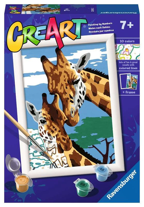 23615 CreArt: Cute Giraffes 12x18cm