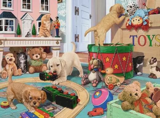 12000865 Little Paws Playtime 150 pc Puzzle