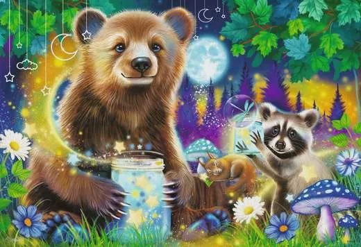 12004160 Lovable Woodland Friends 2x24 Pc Puzzle