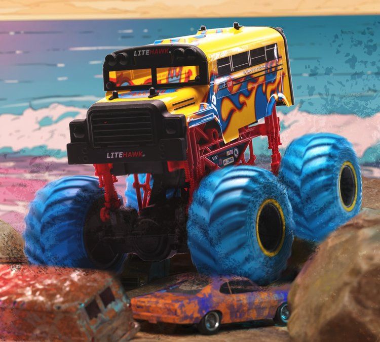 285-40039 LITEHAWK WHEELERS BEACH BASH EDITION SERIES CRUSH BUS