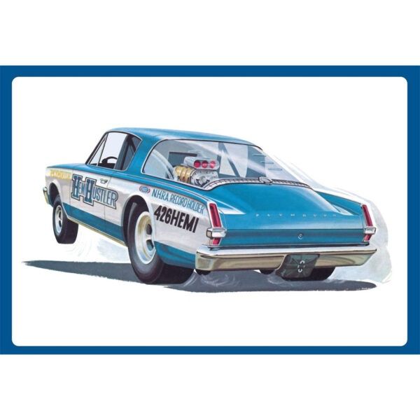 AMT1464 1:25 `66 Plymouth Barracuda Funny Car Hemi Hustler