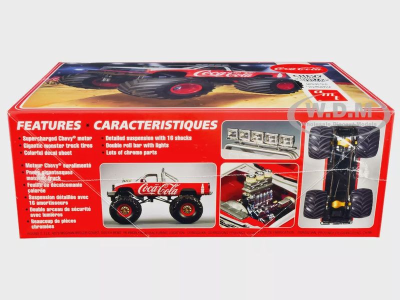 AMT1184 1:25 `88 Chevy Silverado Monster Truck "Coke"