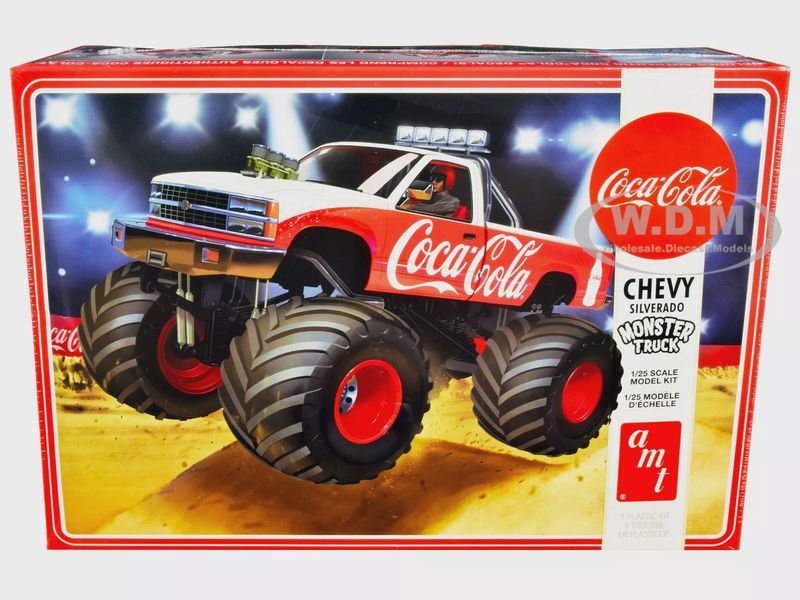 AMT1184 1:25 `88 Chevy Silverado Monster Truck &quot;Coke&quot;