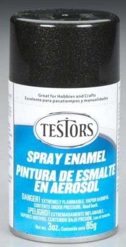 TES01254 Black Metallic Spray